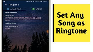 How to set any song as ringtone Android [upl. by Collum]