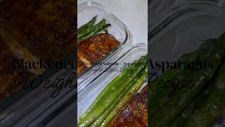 Blackened Salmon amp Asparagus for Weight Loss 😋 [upl. by Nnav433]