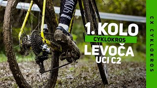 CYKLOKROS  1 kolo Slovenského pohára CX Levoča UCI C2  REPORTÁŽ [upl. by Aramenta]