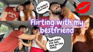 FLIRTING PRANK WITH MY BESTFRIEND😍  I KISSED HER  KYA KAREGI AB VO😰  SIMARR6000 [upl. by Trahurn]