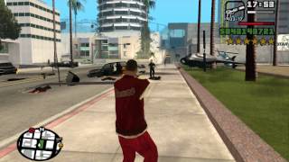 GTA SA  How to shoot down helicopters with only 1 shot [upl. by Portwine]