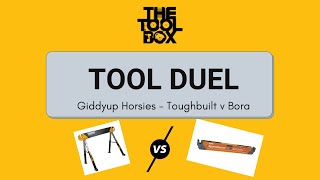 Jobsite sawhorses Toughbuilt vs Bora  Who is the king [upl. by Ally]