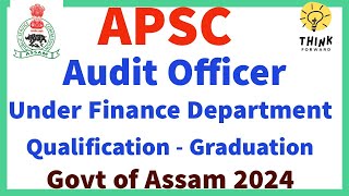 ApSC New Jobs under Finance Department 2024 [upl. by Immas]