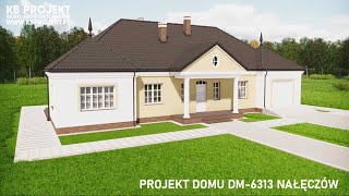 Projekt domu Nałęczów DM6313  KB Projekt [upl. by Ithsav192]