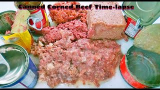 Canned Corned Beefs Timelapse [upl. by Rustie]