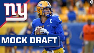 Giants FULL 1st Round Mock Draft Kenny Pickett Kyle Hamilton amp MORE  CBS Sports HQ [upl. by Flan]