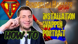 Eigenes WAPPEN und PORTRÄT in Bundesliga Manager Hattrick  So wird installiert BMH [upl. by Eerok]