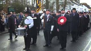 Prestbury Remembrance Sunday parade [upl. by Berkman]