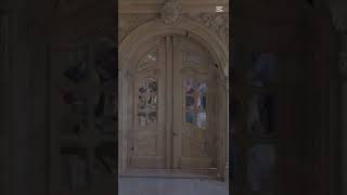 woodenfurnituremaking furniture woodenfurniture wood stylemain entry door Design wood sttle [upl. by Mrots]