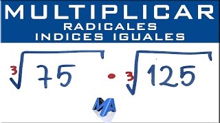 Multiplicación de radicales del mismo índice  Ejemplo 2 [upl. by Branca]