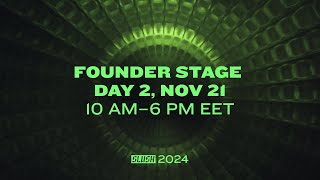 Slush 2024 Livestream  Founder Stage  Day 2 [upl. by Manly]