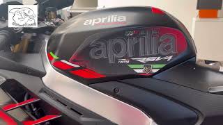 Aprilia RSV4 1100 mappa per arrow exhaust [upl. by Bertrand]