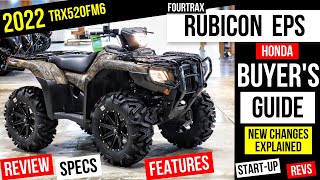 2019 Honda Foreman RUBICON 500 DELUXE DCT  EPS Walkaround  TRX500FA7 FourTrax ATV 4X4 [upl. by Siana]