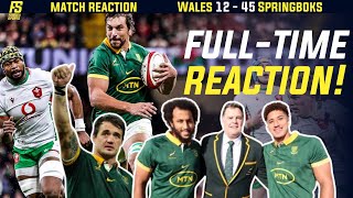 Springboks finish year on a high with another win  South Africa vs Wales Review [upl. by Adnwahsat635]