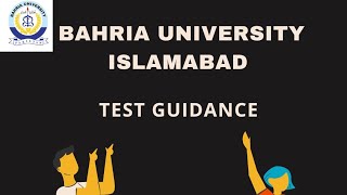 Bahria University Islamabad Entry Test Guidance BUIC bahria bahriauniversity buic bukc bu ik [upl. by Monica]