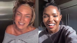 Ryan Destiny with Jude Demorest on Instagram Live FULL 170820 [upl. by Alhak340]