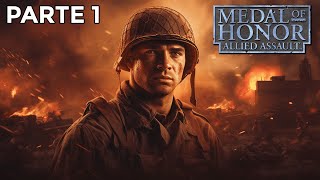 MEDAL OF HONOR ALLIED ASSAULT PC  PARTE 1  LIGHTING THE TORCH FULL GAME [upl. by Kelsy]