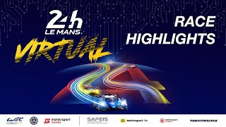 Full Race Highlights  24 Hours of Le Mans Virtual [upl. by Atileda]