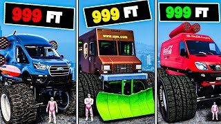 Upgrading to the BIGGEST Delivery Truck Ever in GTA 5 [upl. by Annaoy]