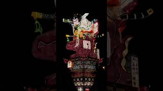 72 Foot Tall Samurai Float  Shibaraku Tachi Neputa shorts [upl. by Atsyrc]