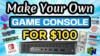 Make Your Own Game Console For 100 With This Mini PC [upl. by Nryhtak]