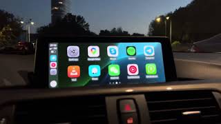 IOS 18 new  CarPlay ANDRAM MMI Futures Preview BMW [upl. by Aihseket]