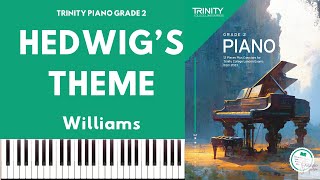 TRINITY GRADE 2 PIANO 2023  HEDWIGS THEME John Williams [upl. by Otilia]