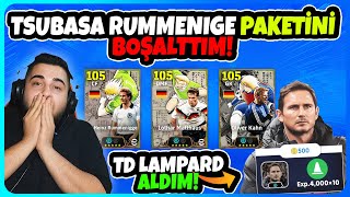 TSUBASA 105 RUMMENIGE PAKETİNİ BOŞALTTIM ve MENAJER LAMPARD PAKETİNİ SATIN ALDIM eFootball Mobile [upl. by Carina]