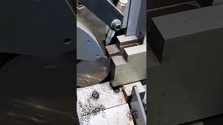 Slicing process of round steel columns [upl. by Enilekaj526]