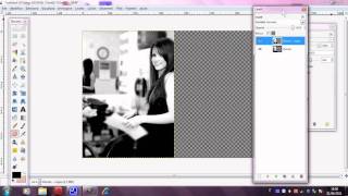 come fare un immagine riflessa con gimp [upl. by Assiluj489]