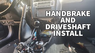 GS300 Manual swap handbrake and driveshaft install [upl. by Bradly]