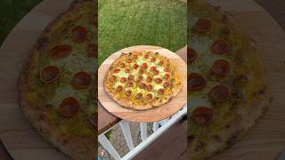 Pesto and pepperoni pizza homemade foru [upl. by Deerdre880]