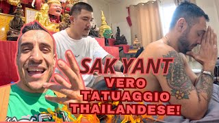 SAK YANT IL TRADIZIONALE TATUAGGIO THAILANDESE [upl. by Akiwak]