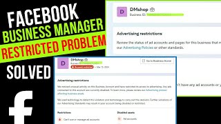 Facebook Business Manager restricted problem solved [upl. by Barcot]