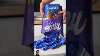 Oreo amp Milka Chocolate chocolate cookiesopening satisfying unpackingsweet unpacking sweet [upl. by Aicenat]