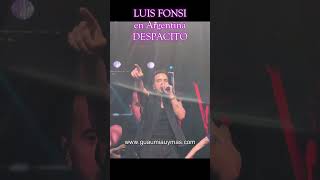 LUIS FONSI cantando DESPACITO en directo en Argentina en concierto LuisFonsi Despacito Argentina [upl. by Skilken753]