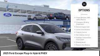 2025 Ford Escape PlugIn Hybrid SS156 [upl. by Bremser]