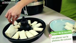 SEB Actifry 2 en 1  Recette compotée de banane et croustillant de chocolat [upl. by Koa]