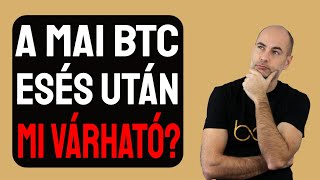 A MAI BITCOIN ESÉS UTÁN MI VÁRHATÓ Részletek [upl. by Ahcarb]