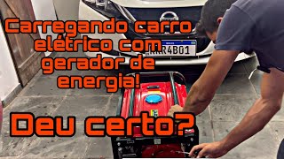 Solução para carregar carros elétricos e não precisar de postos de abastecimento Carregando nissan [upl. by Alahcim]