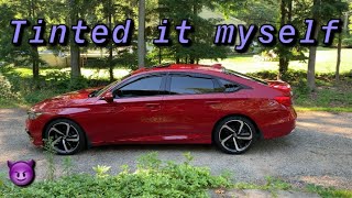 How to tint your car from home VERY EASY eBay precut tint [upl. by Ttiwed]