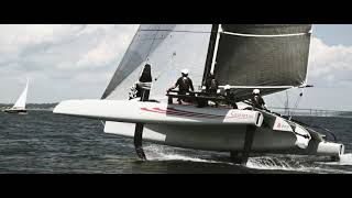 TF10 Foiling Trimaran DNA video compilation sailboat manufacturer builder multihull foiling sailboat [upl. by Newra681]