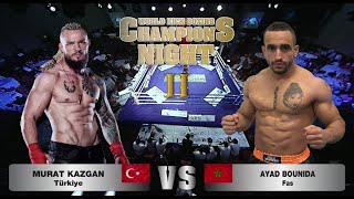 Murat KAZGAN vs Ayad BOUNIDA [upl. by Gokey]