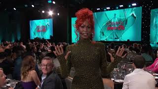 Shea Couleé Introduces Icona Pop  2023 YouTube Streamy Awards [upl. by Aloap]