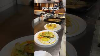 Fine plating chef food presentation shortsvideo [upl. by Aruat]