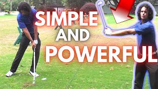 One EASY Golf Tip That Makes the Golf Swing so SIMPLE and POWERFUL [upl. by Fuller]