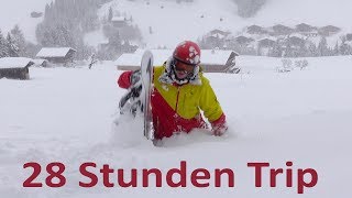 28 Stunden ins Snowboard Paradies [upl. by Meill]