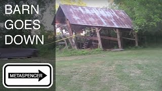 Barn Demolition Entirely By Hand [upl. by Inness474]