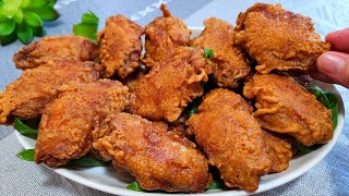 The Best Fried Chicken Wings Youll Ever Make You will be addicted 🔥😲 2 RECIPES [upl. by Eibbob]