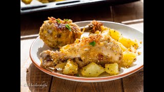 Pollo al forno con panatura croccante [upl. by Akemej]